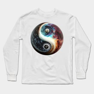 Yin Yang - Galaxy Long Sleeve T-Shirt